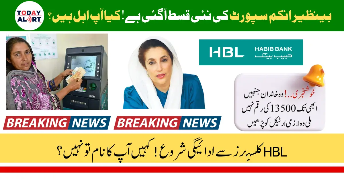 BISP 13500 Payment Distribution Process Via HBL Clusters