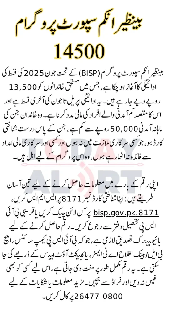 How to Check BISP 8171 June 2025 Payment and Receive